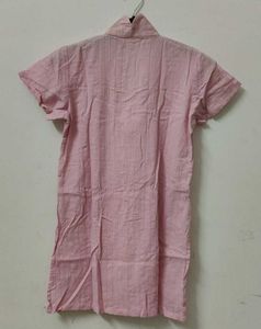 Pink Striped Kurta