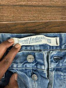 Diesel Distressed Blue Denim Jeans