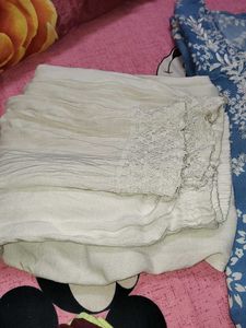 Nayra cut Printed Kurta and one embroidered
