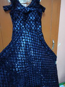 Stunning Blue Sequin Dress
