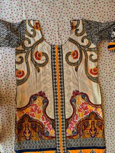 Vibrant Ethnic Kurta Set with Pants