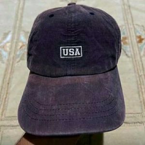 Corduroy USA Baseball Cap