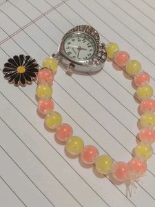 Heart Beaded Watch
