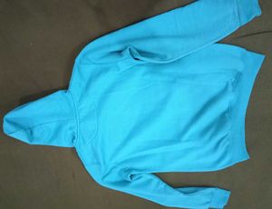 Trendy Blue Graphic Hoodie