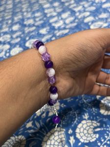 Purple Beaded Bracelet