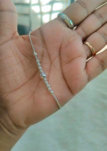 Elegant 925 sterling silver bracelet with hallmark