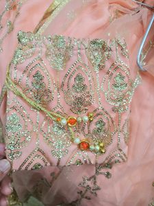 Sequin Work Lehenga Set