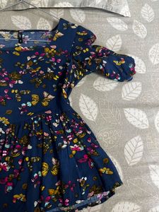 Butterfly Print top worn once