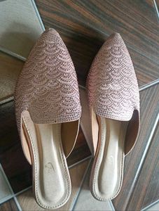 pink embellished bellies