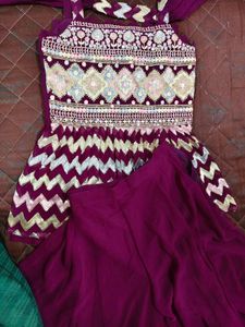 Designer Kurta Set with Palazzo