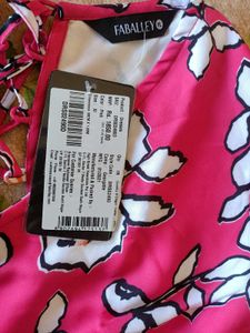 FabAlley Pink Floral Dress