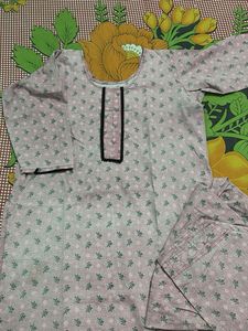 Printed Kurta With salwarSet