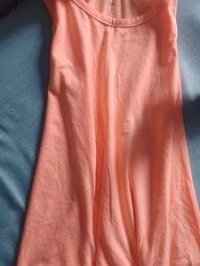 Coral Sleeveless Tank Top