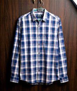 Bare Checkered Button-Down Shirt