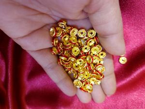 Rhinestone Spacer Red And White