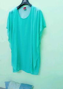 Flowy Teal Kaftan dress