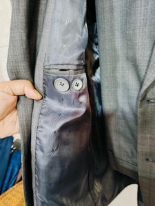 Premium Quality Grey check Suit Set