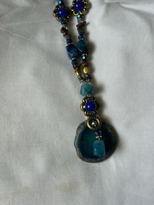 Bohemian Beaded Pendant Necklace
