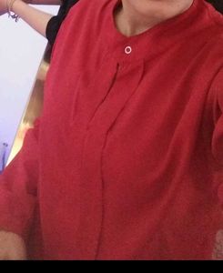Formal Shirt Cum Top Maroon