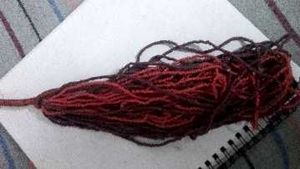 Red & Black Yarn