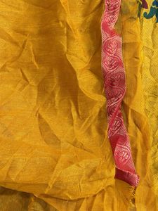 Vibrant Floral Print Saree with blouse