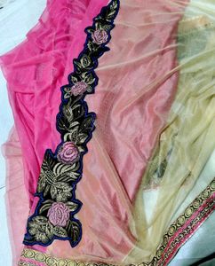 Saree With Beautiful Colours 💗