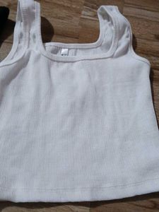 Basic Black &amp; White Camisole Set