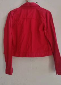 Red Denim Jacket