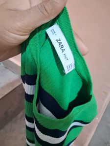 Zara Striped Knit Top