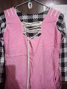 Chic Pink Tunic Top