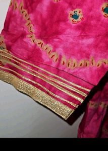 Elegant Pink Printed Kurta