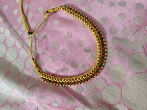 Beautiful Red &amp; Gold Layered Necklace