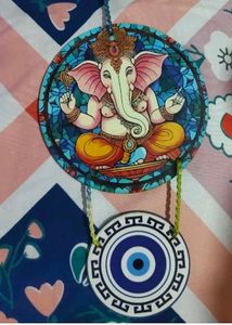 Ganesha Evil Eye Wall Hanging Decor