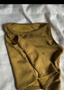 Olive Green Sleeveless Tank Top