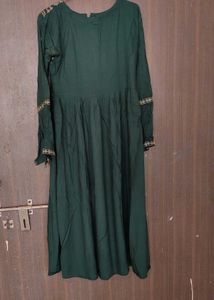 Elegant Embroidered Anarkali kurti