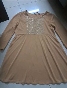 Embroidered Brown Kurta