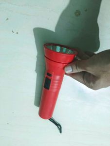Red Rechargeable LED Flashlight
