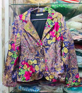 Women's Floral Print Blazer Set