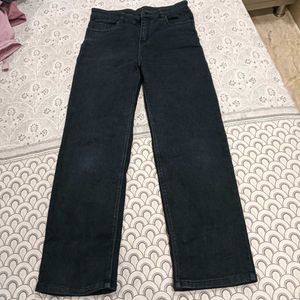 Wide Leg Black Jeans