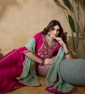 Elegant Pink Kurta Set with Dupatta