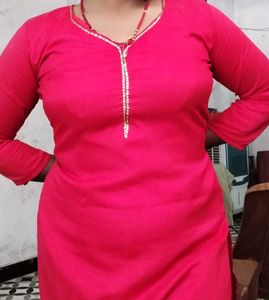 kurta set red colour