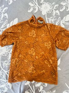 Vero Moda Lace High Neck Top