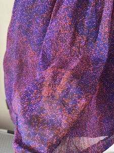 Stylish Purple &amp; Pink Print Dress