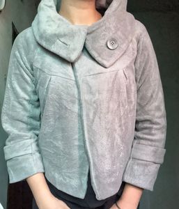 Cozy Grey Fleece Jacket