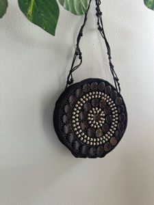 Unique Round Coconut Shell Bag
