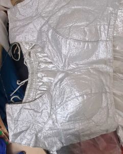 Stunning Silver Blouse