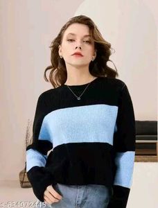 Striped Knit Sweater