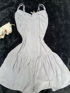 Sheer Strappy Mini Dress.