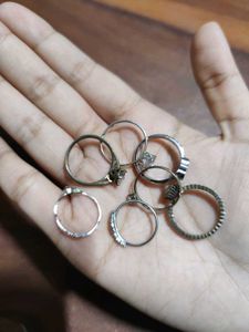 Set of 7 Various Rings