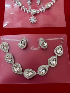 2 - Sparkling Crystal Necklace &amp; Earring Sets
